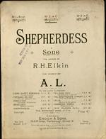 Shepherdess. Song. The Words by R. H. Elkin. The Music by A[melia] L[ehmann].